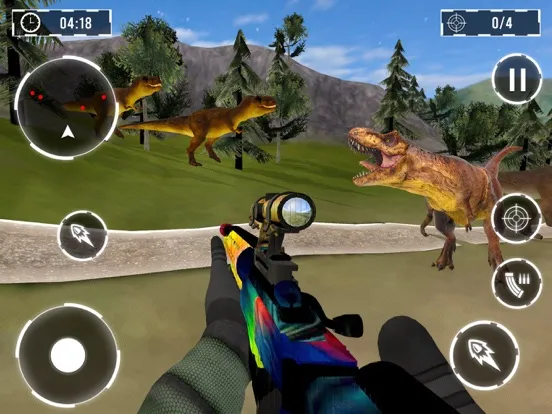 Dino Hunting Games 3D Hunter iPad  Ekran Görüntüleri