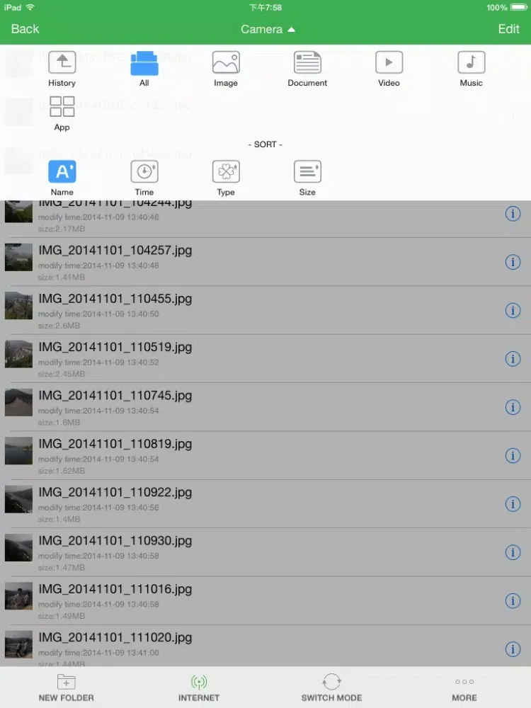 Capturas de pantalla de Tikteck card reader iPad 