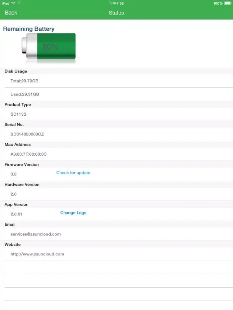 Capturas de pantalla de Tikteck card reader iPad 