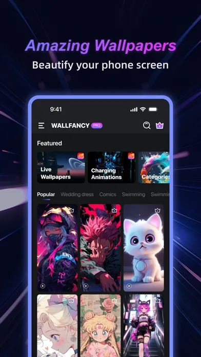 تصاویر WallFancy-live wallpaper&theme
