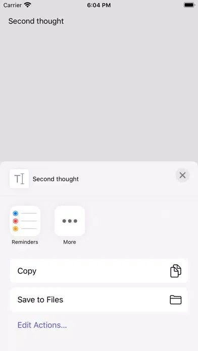ภาพหน้าจอของ Ideas fast log