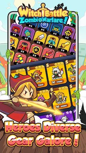 Witch Battle: Zombie Warfare Screenshots