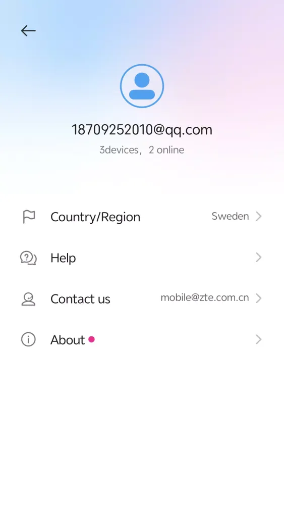 ZTE Smart Life Screenshots