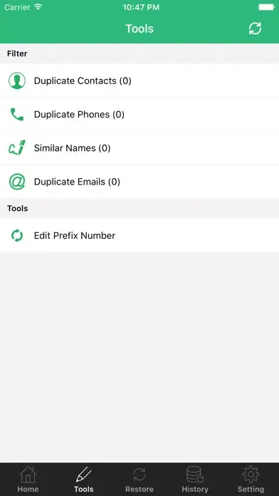 Capturas de tela do Power Contacts Pro