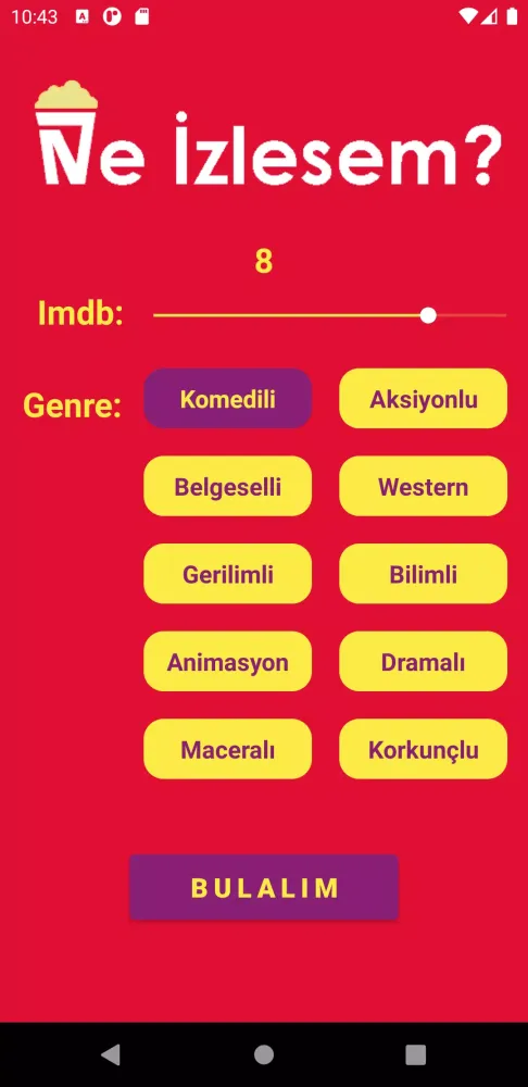 Capturas de tela do Ne İzlesem?