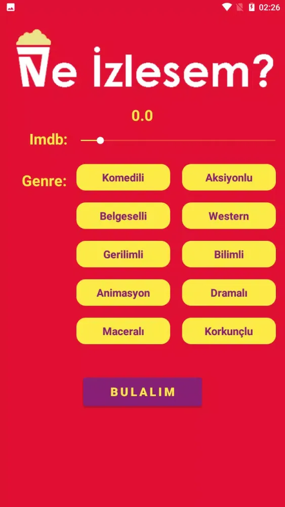 Capturas de tela do Ne İzlesem?