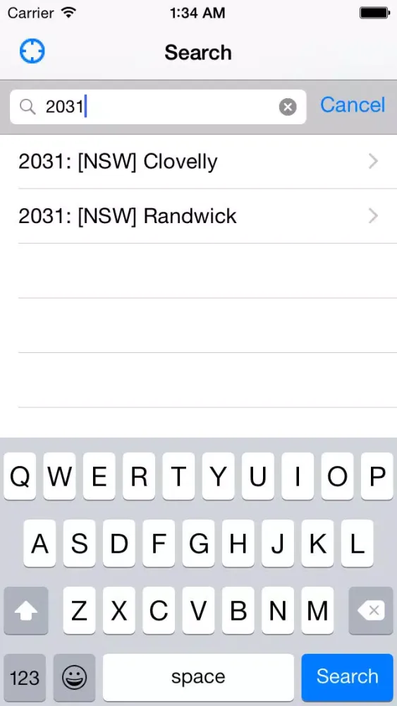 Postcode Australia سکرین شاٹس