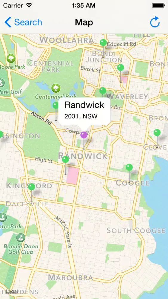 Postcode Australia سکرین شاٹس