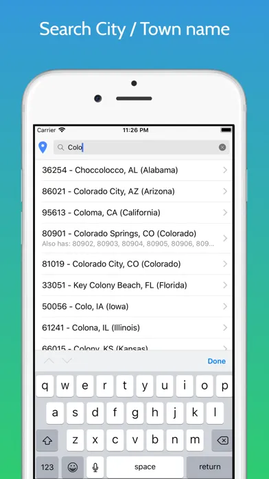ZIP Code USA Ekran Görüntüleri