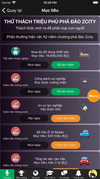 Captures d'écran de Zcity.vn