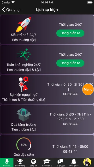 Captures d'écran de Zcity.vn