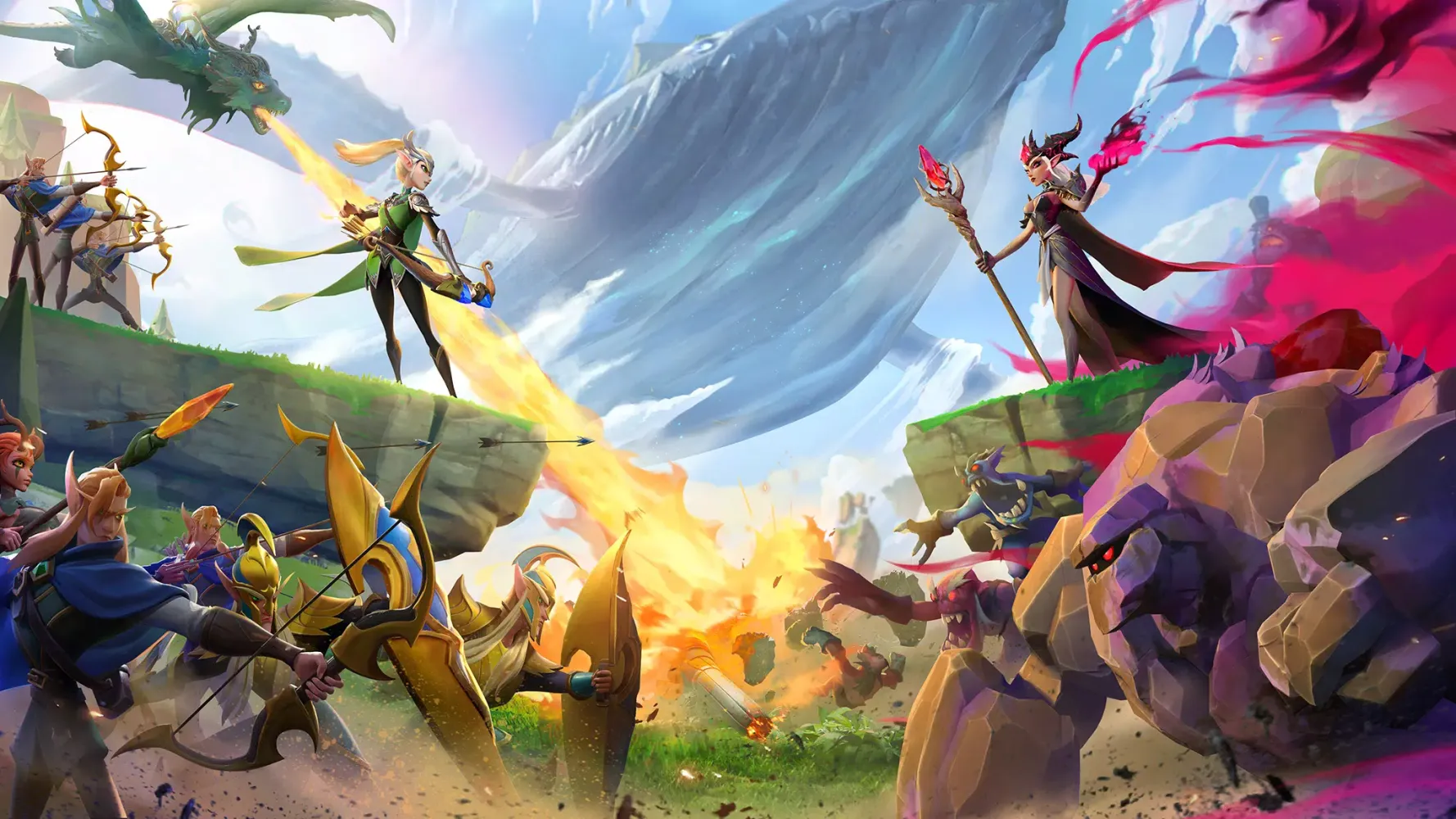 Capturas de tela do War of the Giant