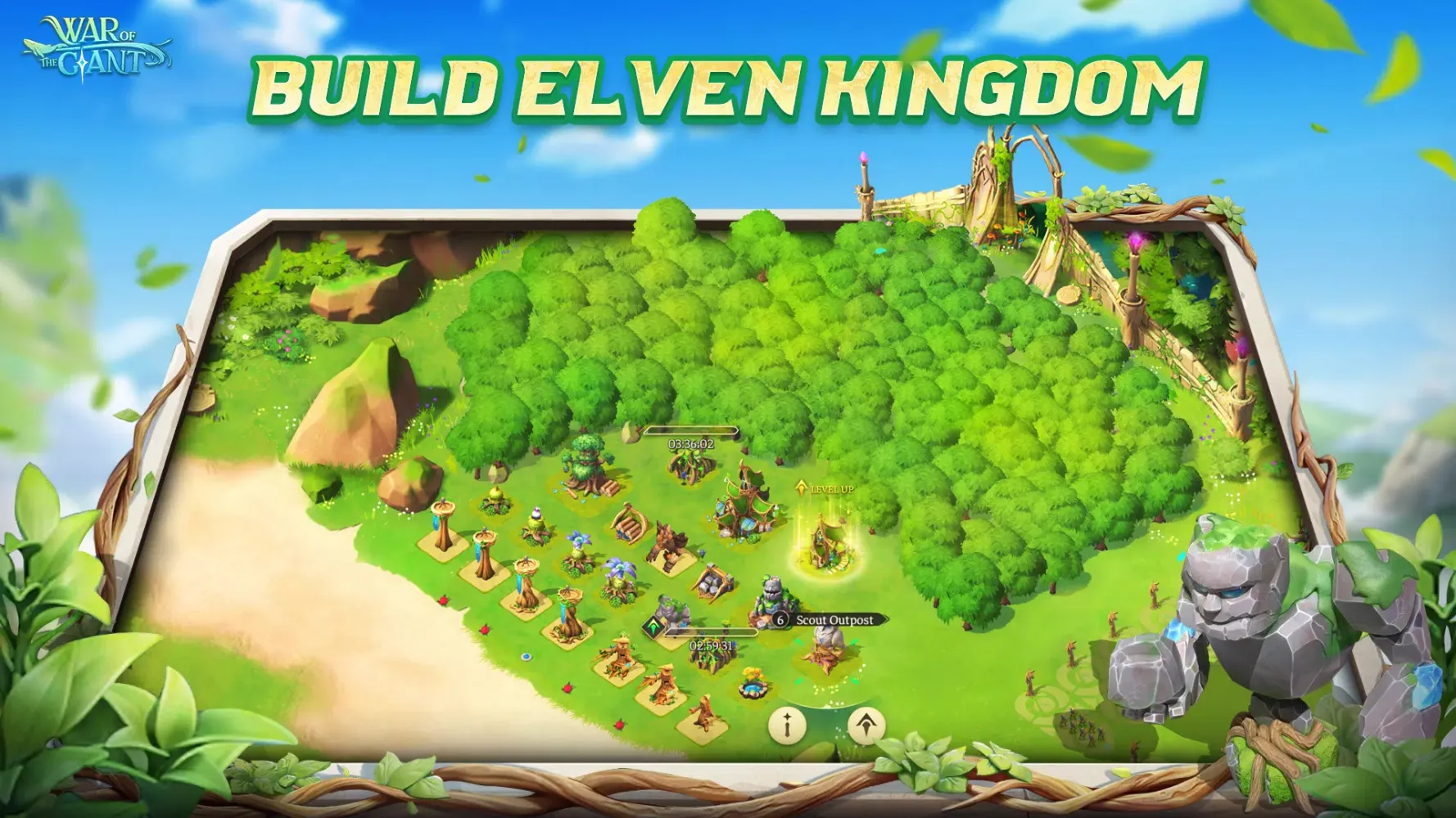 Capturas de tela do War of the Giant