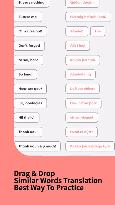 Captures d'écran de Learn Icelandic For Beginners