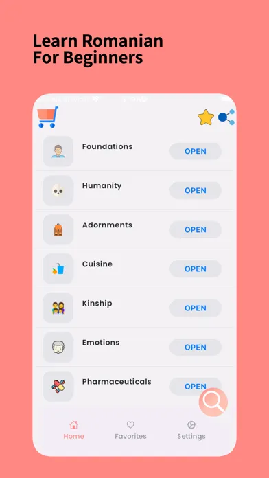 Captures d'écran de Learn Romanian For Beginners