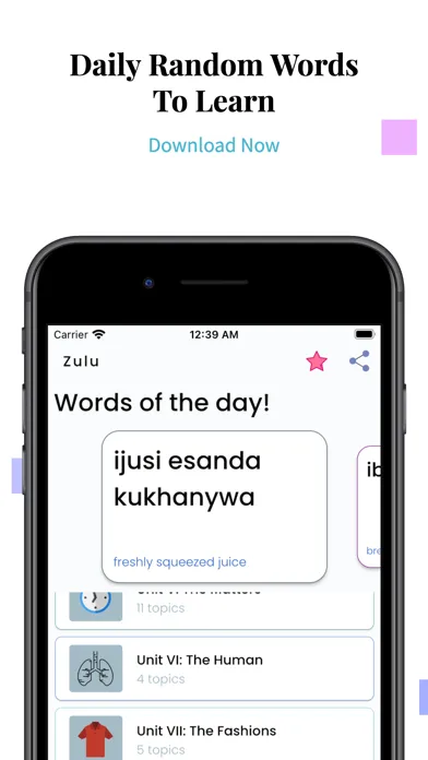 Learn Zulu Language Easily স্ক্রিনশট