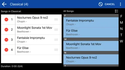 Ảnh chụp màn hình của MobileSheets for iPad