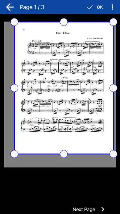 Ảnh chụp màn hình của MobileSheets for iPad