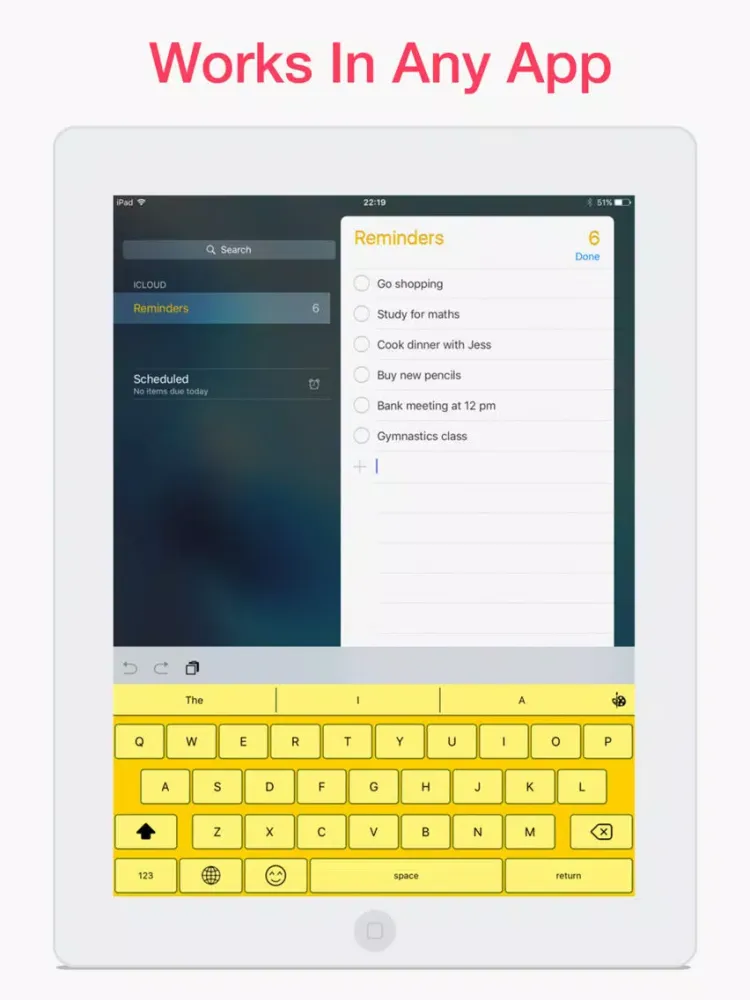 Magic Keyboard - Custom themes and emoji emoticons iPad  Ekran Görüntüleri