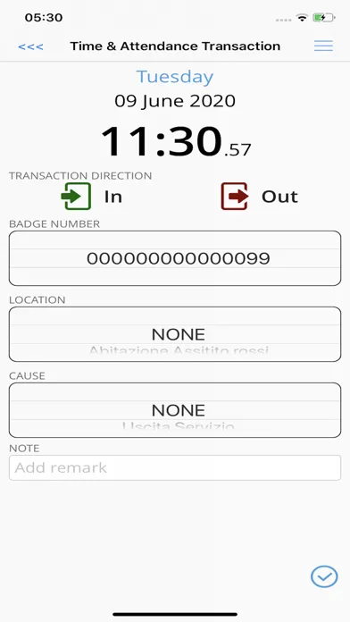 Oltre.app スクリーンショット
