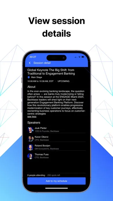 Backbase ENGAGE Americas 2024 Screenshots