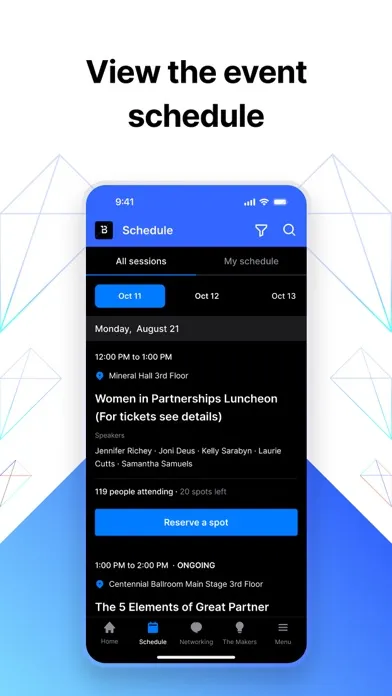 Zrzuty ekranu Backbase ENGAGE Asia 2023