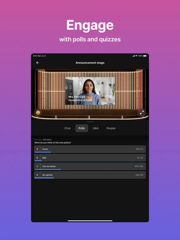 Zuddl Bonfire iPad 应用截图