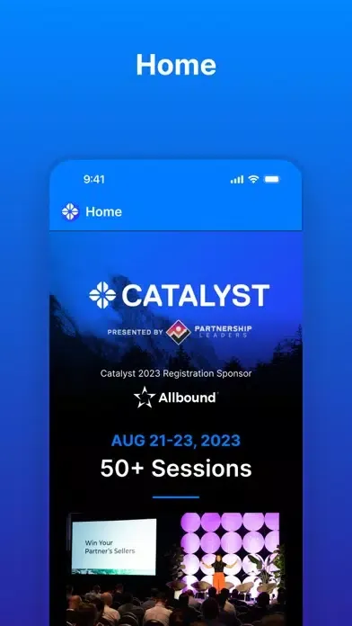 Capturas de pantalla de Catalyst Conference App