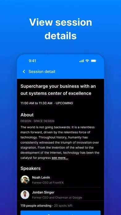 Capturas de pantalla de Catalyst Conference App