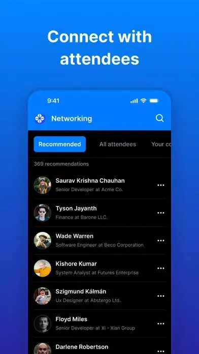 Capturas de pantalla de Catalyst Conference App