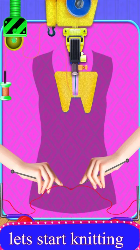 ภาพหน้าจอของ Knitting Games for Girls