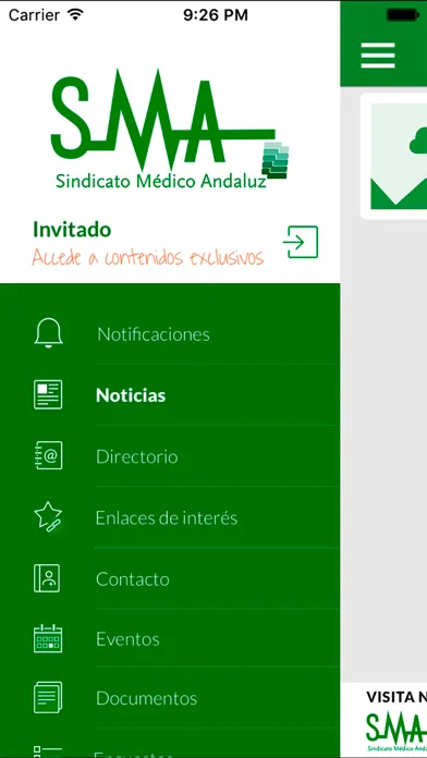 Screenshot di Sindicato Médico Andaluz