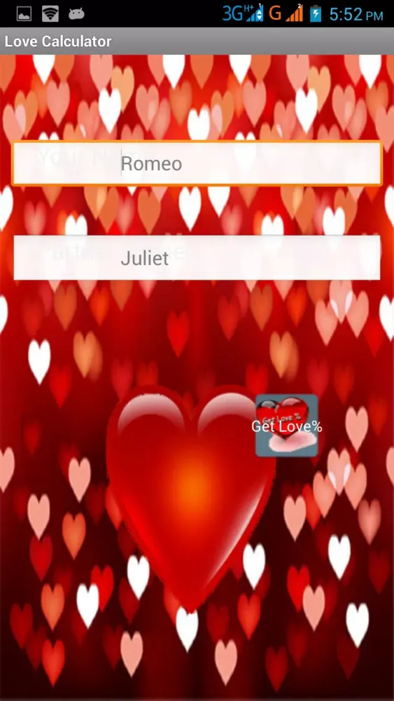 Love Calculator Screenshots