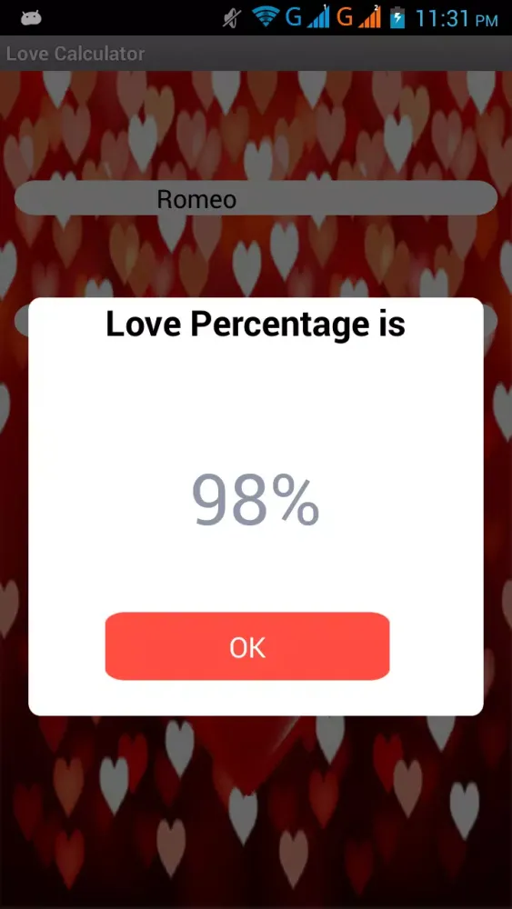 Love Calculator Screenshots