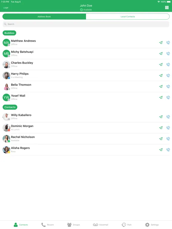 تصاویر Zultys MX Mobile iPad 