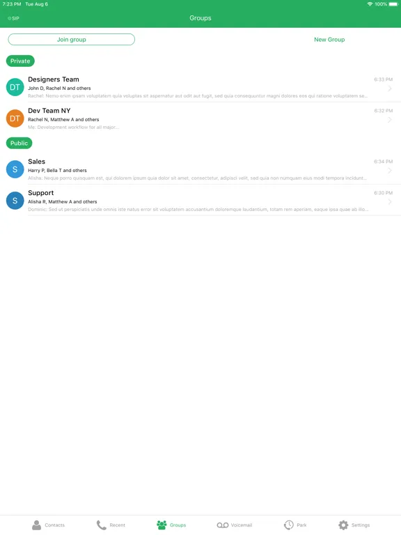 تصاویر Zultys MX Mobile iPad 