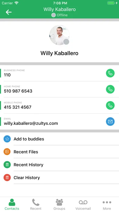 تصاویر Zultys MX Mobile