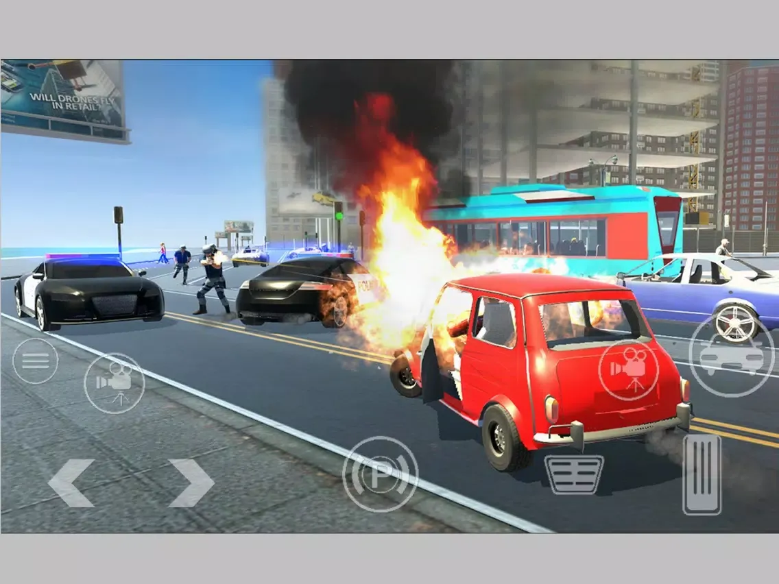 Capturas de pantalla de Extreme Driver Grand City iPad 