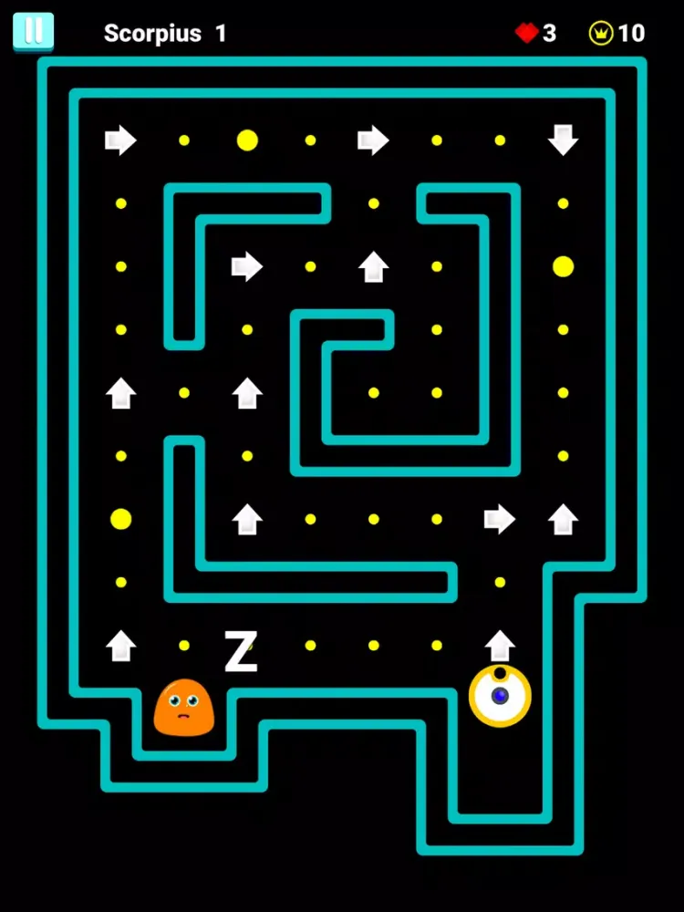 Tangkapan layar Paxman: Maze Runner iPad 