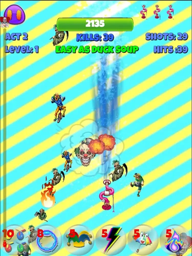 Clash Of The Clowns iPad  Ekran Görüntüleri