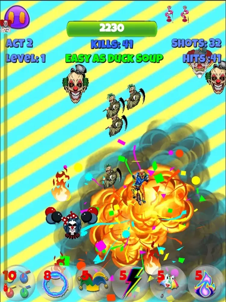 Clash Of The Clowns iPad  Ekran Görüntüleri
