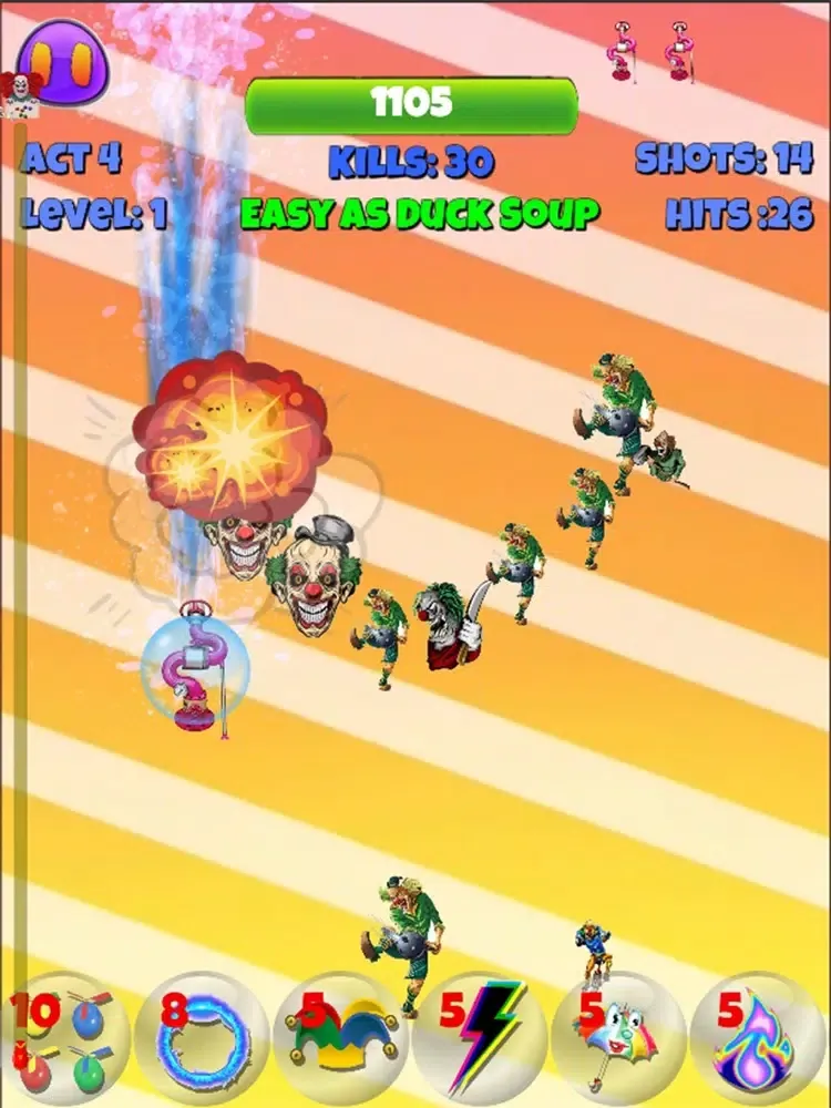 Clash Of The Clowns iPad  Ekran Görüntüleri