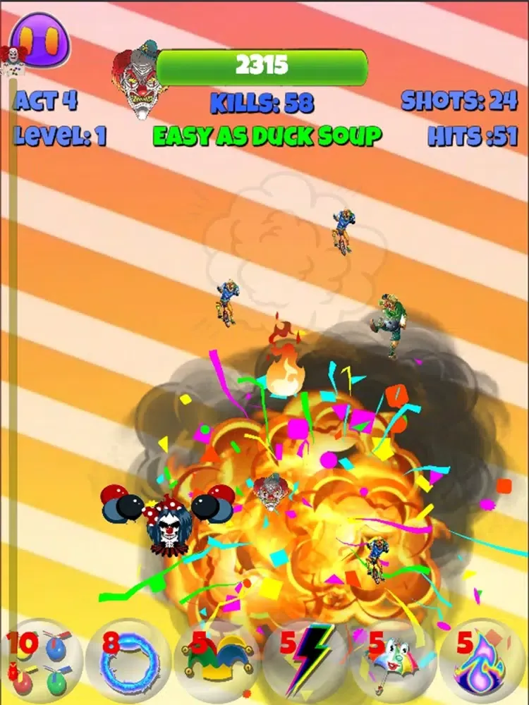 Clash Of The Clowns iPad  Ekran Görüntüleri