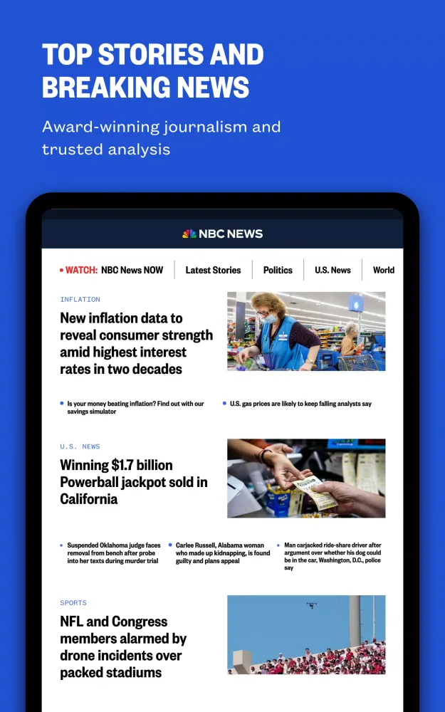 NBC News: Breaking News & Live Screenshots