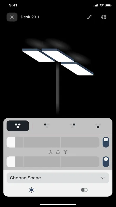 Ảnh chụp màn hình của DIMLITE pro G2 Remote