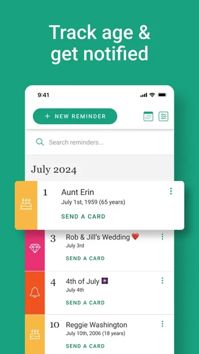تصاویر BirthdayAlarm: eCard Reminders