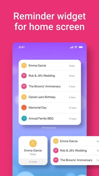 تصاویر BirthdayAlarm: eCard Reminders