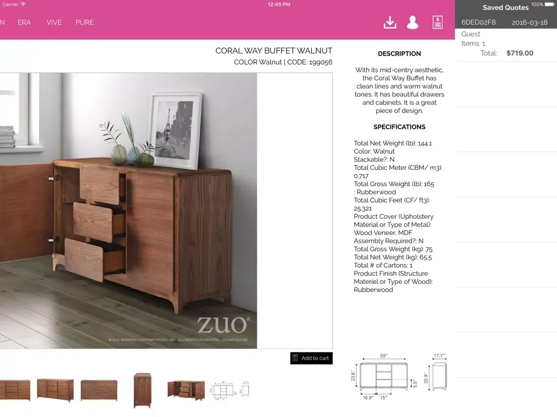 Capturas de pantalla de ZUO Modern iPad 