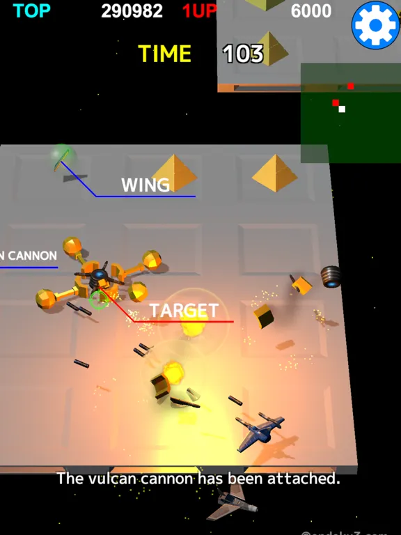 ภาพหน้าจอของ TERRA GRANIAN - 3D Craft Shmup iPad 