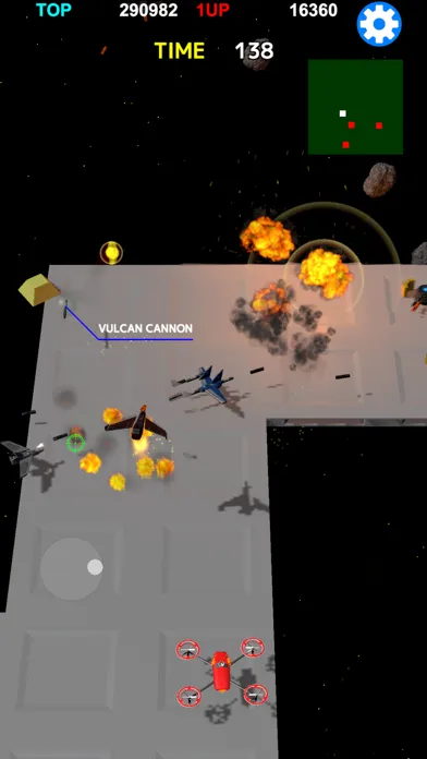 ภาพหน้าจอของ TERRA GRANIAN - 3D Craft Shmup